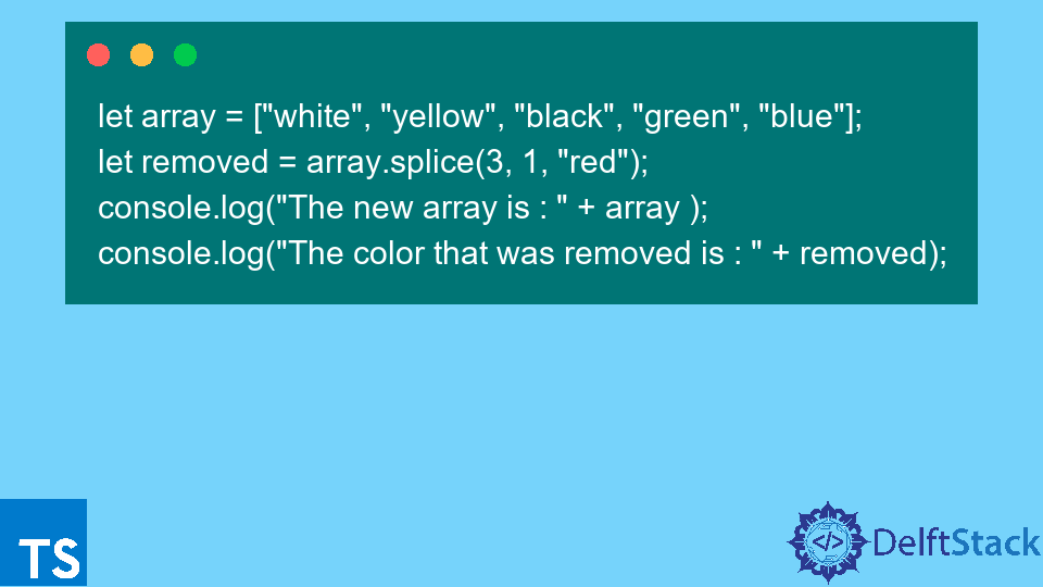 Typescript Array Replace Item At Index